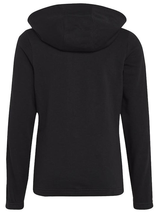 adidas Παιδική Ζακέτα Φούτερ Essentials 3-Stripes Μαύρη
