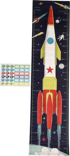 Rex London Wachstumstabelle für Kinder und Babys Space Age Blau