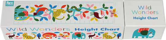 Rex London Sticker Height Rod Wild Wonders Multicolour