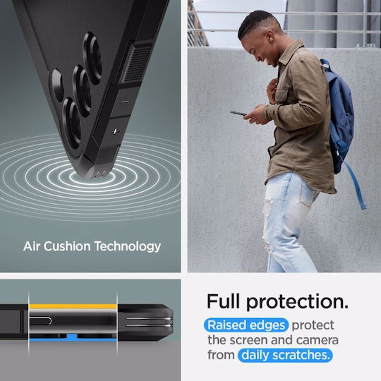 Spigen Tough Armor Задна корица Пластмаса 2мм Черен (Galaxy S23+)