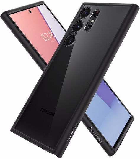 Spigen Ultra Hybrid Back Cover Plastic 2mm Matte Black (Galaxy S23 Ultra)