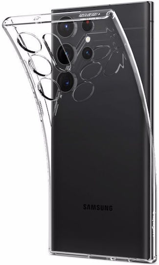 Spigen Liquid Crystal Back Cover Σιλικόνης Διάφανο (Galaxy S23 Ultra)