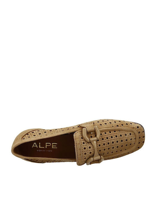 Women's Moccasins in Tabac Brown Color
