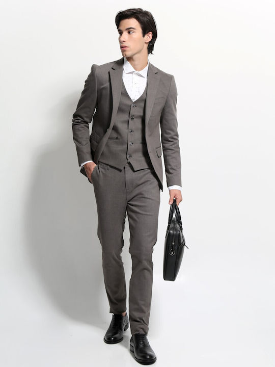 Tresor Men's Suit Jacket Gray