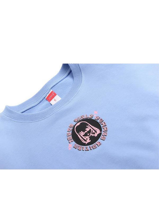 Kinder-Sweatshirt Hellblau