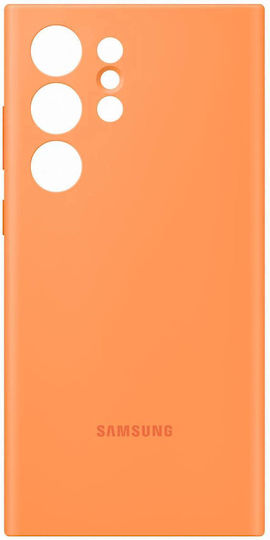 Samsung Back Cover Σιλικόνης Πορτοκαλί (Galaxy S23 Ultra)
