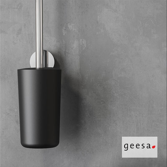 Geesa Opal Πλαστικό Πιγκάλ Μπάνιου Black Brushed