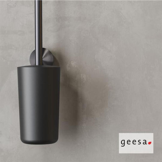 Geesa Opal Πλαστικό Πιγκάλ Μπάνιου Black Brushed