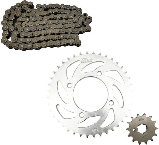 MHQ Chain & Sprocket Kit (40-428) for Yamaha Crypton S 115