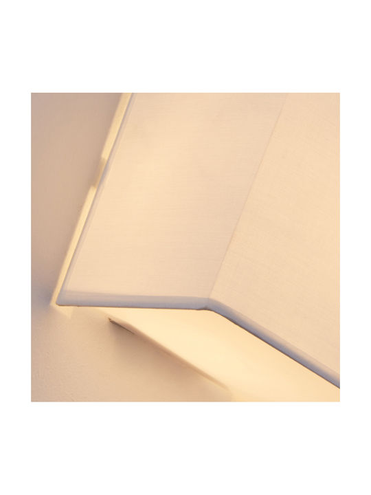 Home Lighting Μοντέρνο Φωτιστικό Τοίχου με Ντουί E27 σε Λευκό Χρώμα