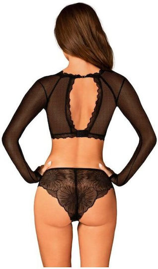 Obsessive Mibelia Γυναικείο Sexy Τοπ Black