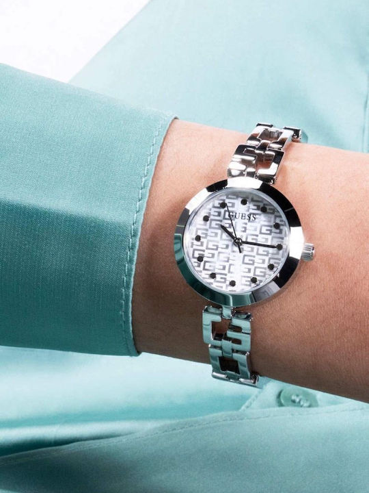 Guess Lady G Women's Watch with Silver Metal Bracelet