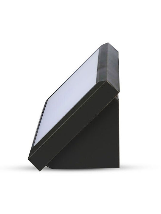 V-TAC Wandmontierte Außen-Deckenleuchte LED IP65 12W mit Kaltweiß Licht 26.5x12x8.1εκ.