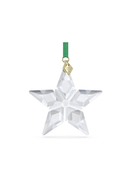 Swarovski Annual Edition Ornament Χριστουγεννιάτικο Κρεμαστό Αστέρι Κρυστάλλινο Λευκό 1.5x7.65εκ.