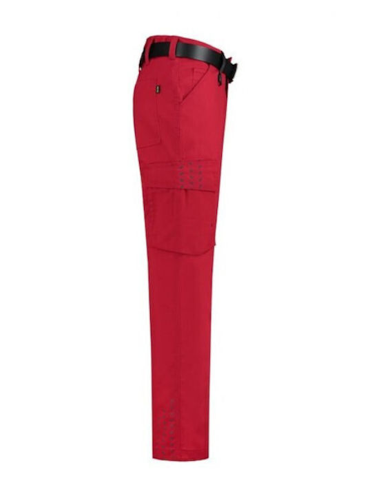 Tricorp Twill W Παντελόνι Εργασίας Κόκκινο