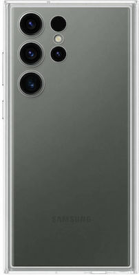 Samsung Frame Case Back Cover Σιλικόνης Λευκό (Galaxy S23 Ultra)