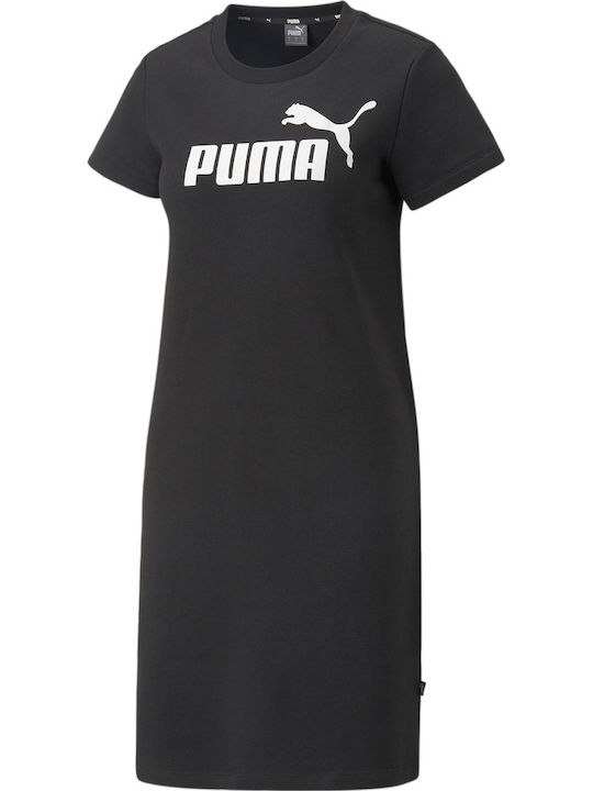 Rochii De Vară Pentru Femei Mini Sport Rochie Tricou Mâneca Scurtă Neagră