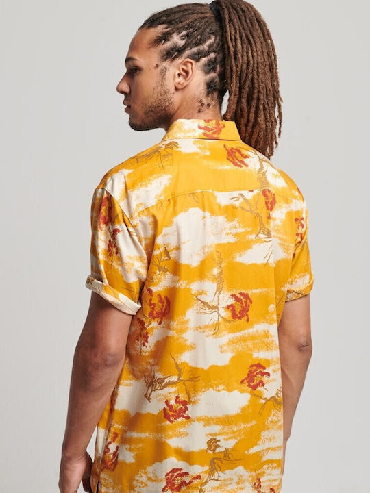 Superdry Hawaiian Hemd Gelb