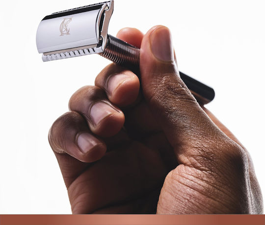 Gillette King C. Double Edge Razor de siguranță Tip închis cu lame 5buc