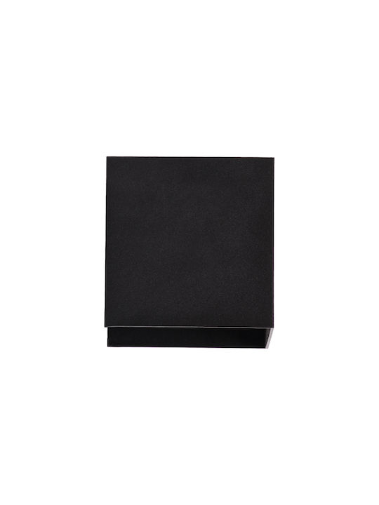 GloboStar Axis-S Wall-Mounted Outdoor Ceiling Light LED IP65 10W with Warm White Light Double Beam 10x10x10εκ.