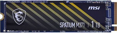 MSI Spatium M371 SSD 1TB M.2 NVMe PCI Express 3.0