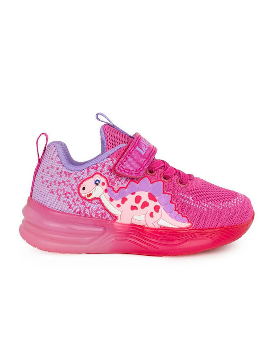 Lelli Kelly Παιδικά Sneakers Dinosauretta με Φωτάκια για Κορίτσι Φούξια