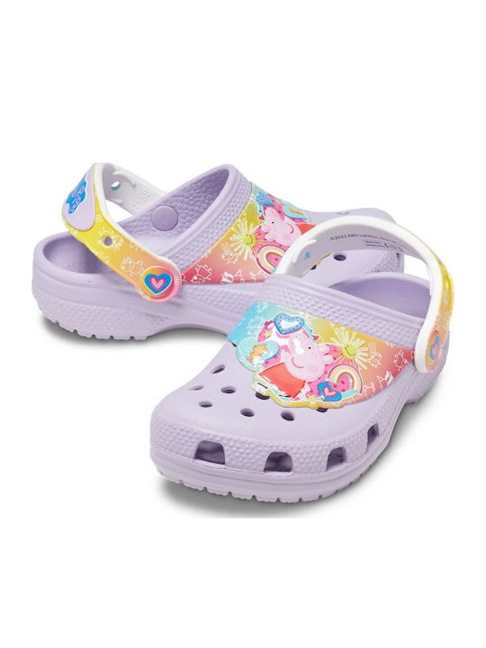 Peppa Pig Children's Anatomical Beach Shoes Purple