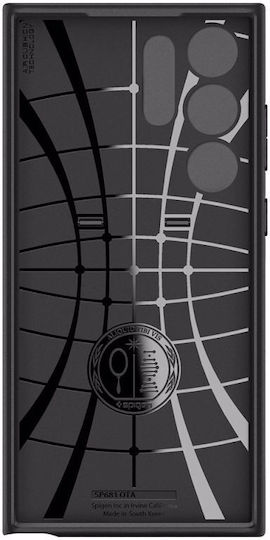 Spigen Optik Armor Back Cover Plastic 2mm Black (Galaxy S23 Ultra)