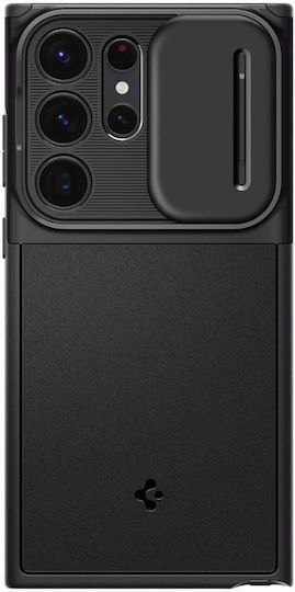 Spigen Optik Armor Back Cover Plastic 2mm Black (Galaxy S23 Ultra)