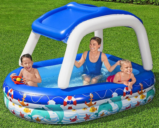 Bestway Children's Swimming Pool 282L Inflatable 213x213x132cm Blue