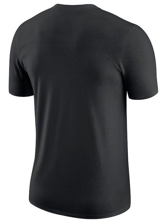 Nike Bărbați T-shirt Sportiv cu Mânecă Scurtă Negru