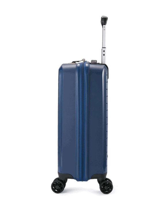 Verage GM18106W Cabin Hard Blue Travel Suitcase With 4 Wheels Height 53cm