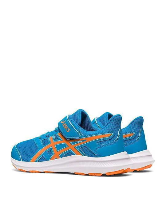 Jolt 4 Ps Kids Sports Shoes Running with Hoop & Loop Closure Blue