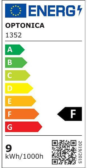 Optonica LED Bulb 8.5W for Socket E27 and Shape A60 Natural White 806lm