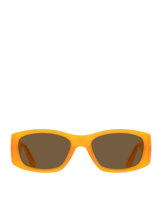 Moschino Sunglasses Κίτρινα with Acetate Frame & Brown Lens