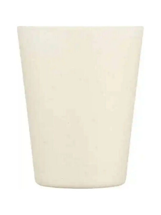 Ecoffee Cup Κούπα Πλαστική με Καπάκι Λευκή 340ml