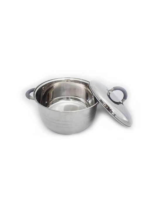 Chios Hellas Deep Stainless Steel Pot 24cm