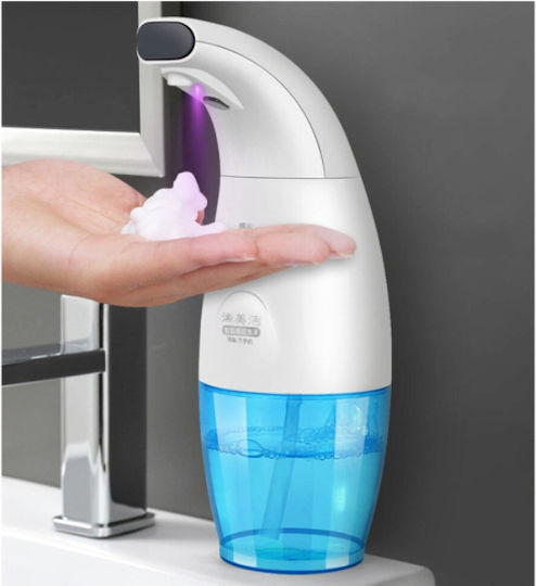 03006TUJ50WH Επιτραπέζιο Dispenser Αφρού Πλαστικό με Αυτόματο Διανομέα Λευκό 240ml