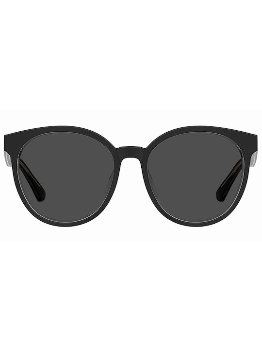 Moschino Women's Sunglasses with Black Plastic Frame and Black Lens MOS151/F/S 7C5/IR