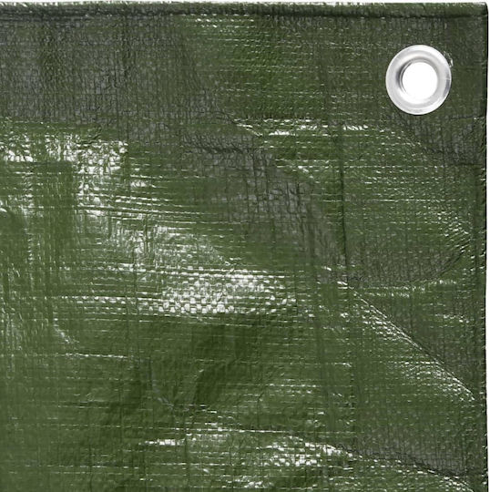 vidaXL Waterproof Tarpaulin 180gr/m² 4x3m. Light Type Green