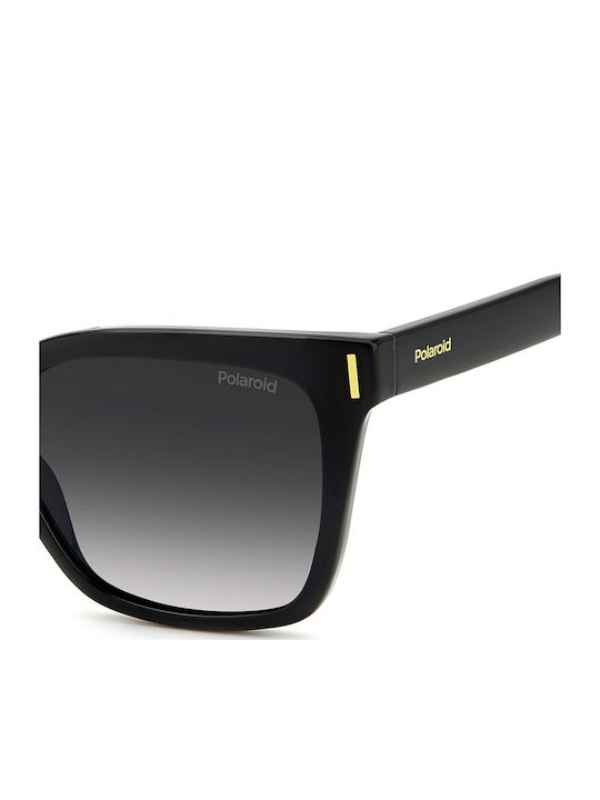 Polaroid Women's Sunglasses with Black Plastic Frame and Gray Gradient Polarized Lens PLD6192/S 807/WJ