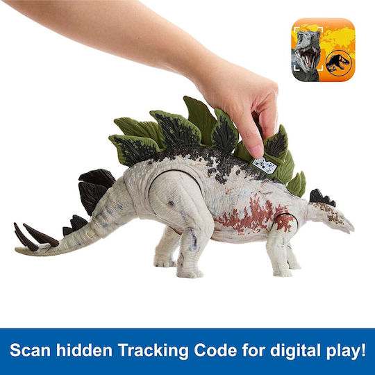 Action Figure Stegosaurus Jurassic World Dinosaur for 4+ years old Years 35cm.