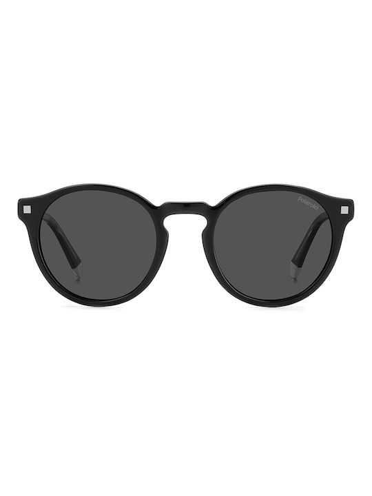 Polaroid Men's Sunglasses with Black Plastic Frame and Black Polarized Lens PLD4150/S/X 807/M9
