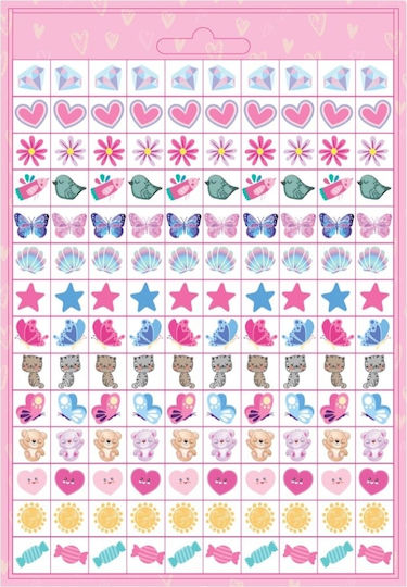 The Littlies Little Girl Stickers 300 Pieces