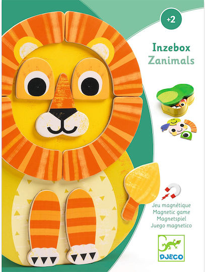 Djeco Μαγνητικό Παιχνίδι Κατασκευών Zanimals για Παιδιά 3+ Ετών 03088