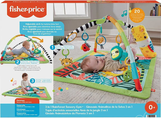 Fisher Price Rainforest Γυμναστήριο Δραστηριοτήτων με Μουσική για Νεογέννητα