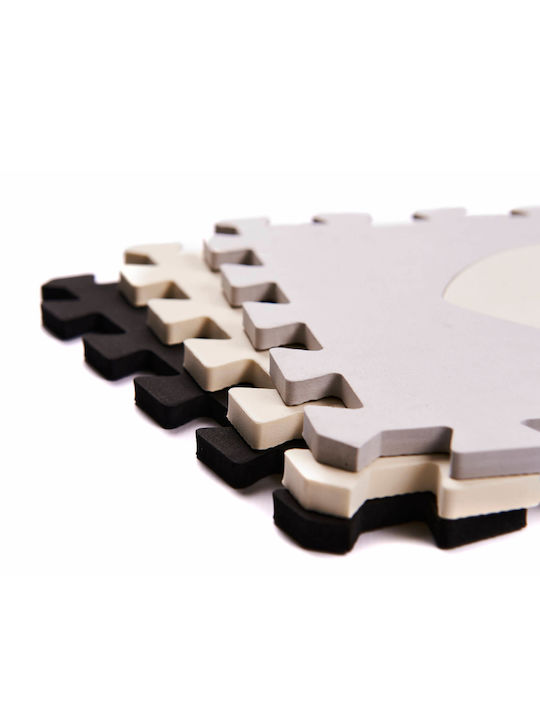 Loco Interactive Floor Puzzle with Animals Grey-Black 36pcs