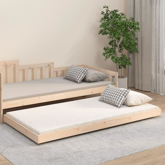 vidaXL Couch Steady Hardware Beige 80x200cm 823499