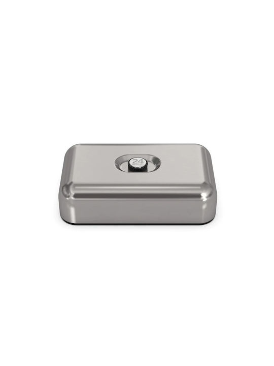 24Bottles Lunch Box Inox Silver 1300ml 1pcs