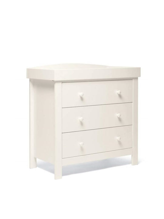 Mamas & Papas Dover Seturi de mobilier pentru copii cu Pat și Comodă Alb